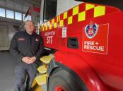 Fire and Rescue Riverina West Zone Commander Steve Evans pictured at the Griffith station. Picture by Allan Wilson