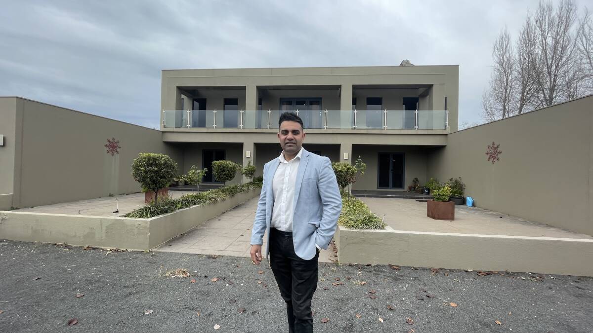 Griffith Real Estate agent Nick Chauhan says 22 Bella Vista Drive is one of the more unique offerings on the local market. Picture by Allan Wilson