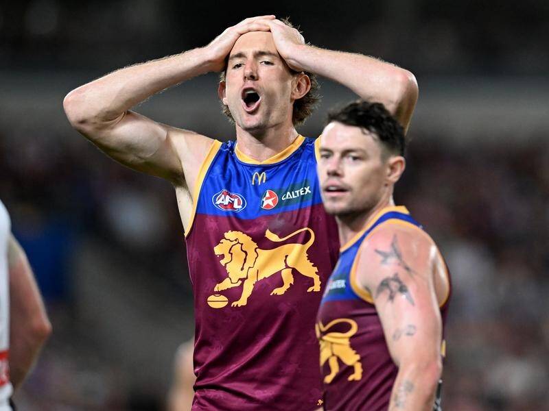 The Lions will head to Adelaide and hope to snap their losing start to the season against North. (Darren England/AAP PHOTOS)